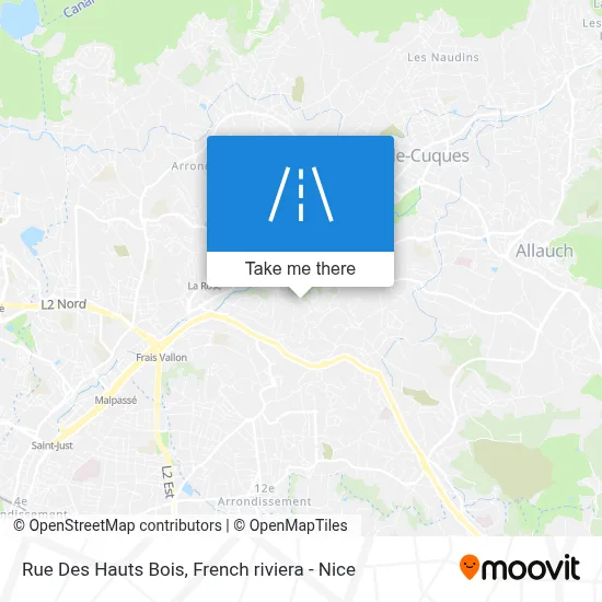 Rue Des Hauts Bois map