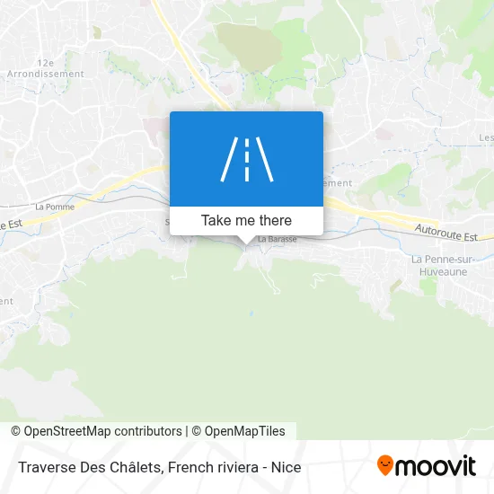 Traverse Des Châlets map