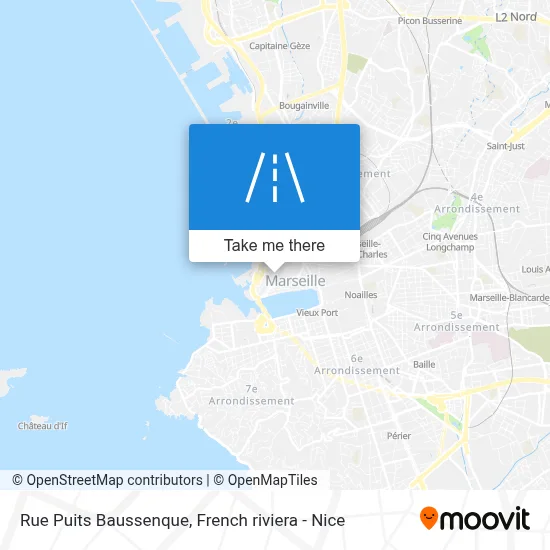 Rue Puits Baussenque map