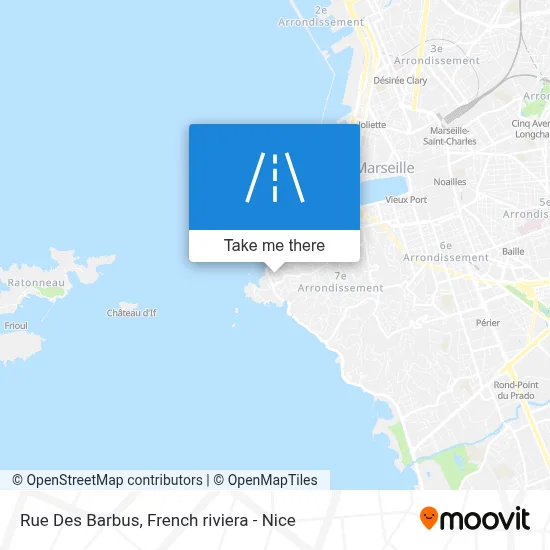 Mapa Rue Des Barbus