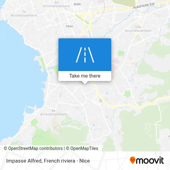 Impasse Alfred map