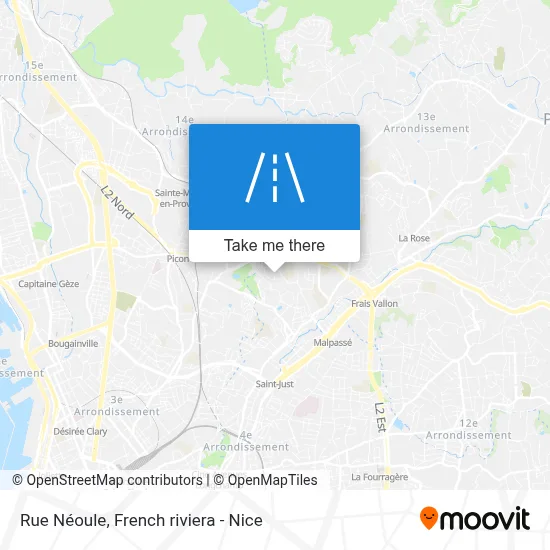 Rue Néoule map