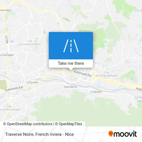 Traverse Noire map