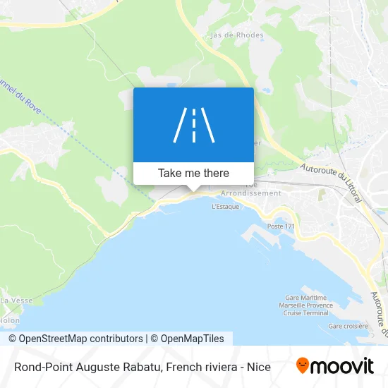 Rond-Point Auguste Rabatu map