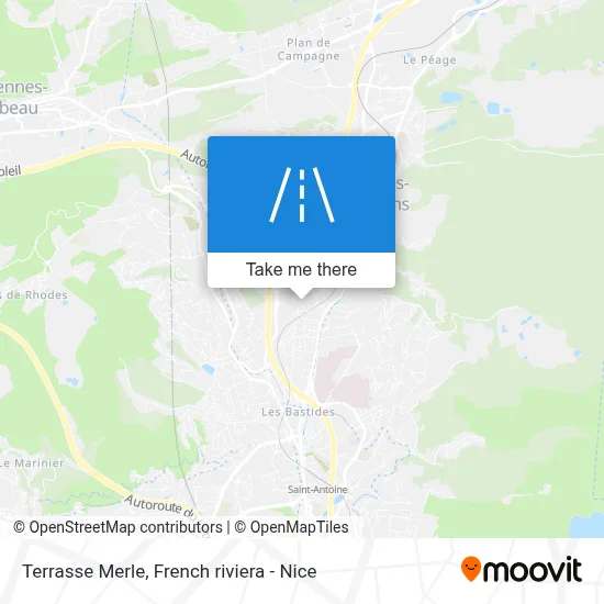 Terrasse Merle map