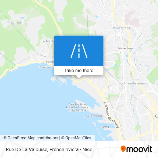 Rue De La Valouise map
