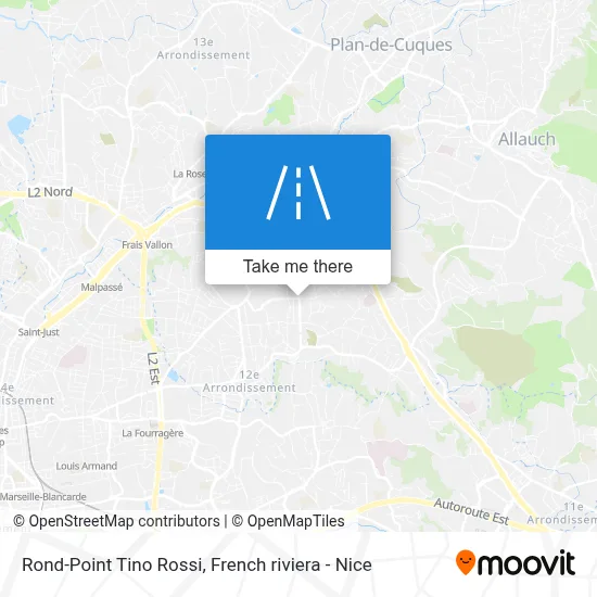 Rond-Point Tino Rossi map