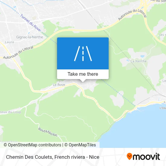 Chemin Des Coulets map