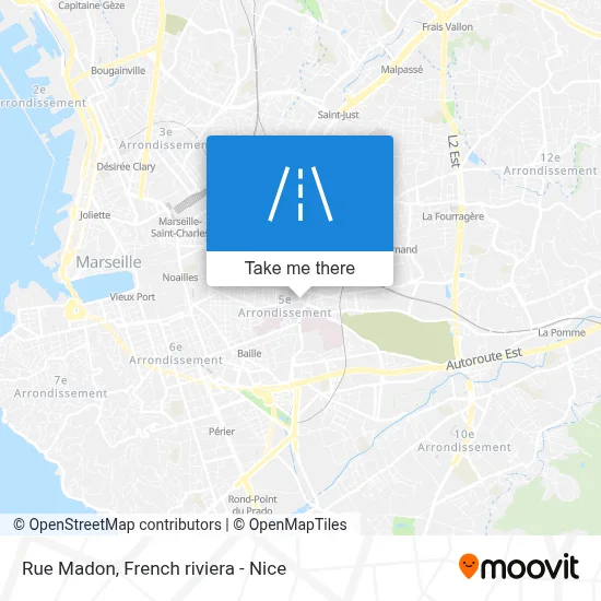 Mapa Rue Madon