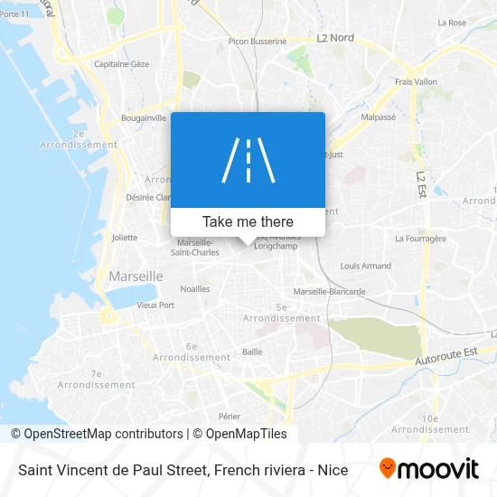 Rue Saint-Vincent-De-Paul map