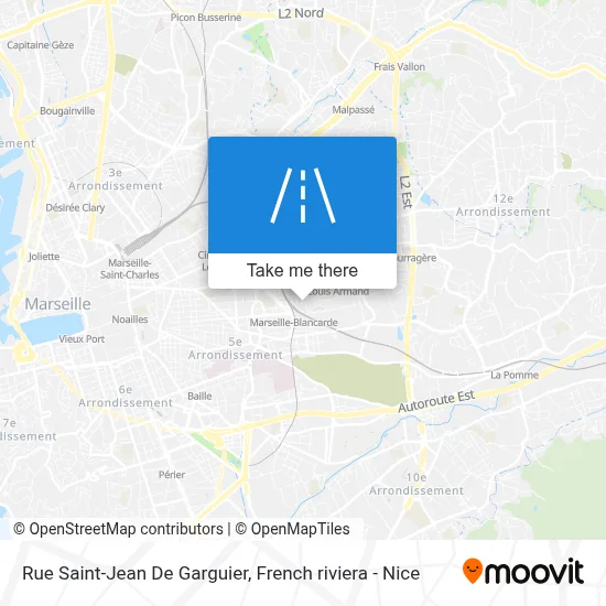 Rue Saint-Jean De Garguier map