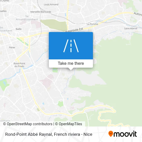 Rond-Point Abbé Raynal map