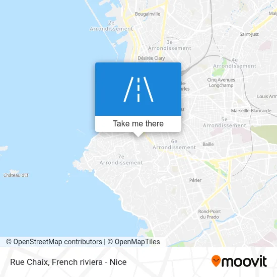 Mapa Rue Chaix