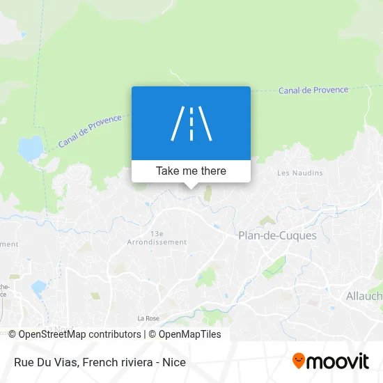 Rue Du Vias map