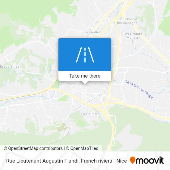 Rue Lieutenant Augustin Flandi map