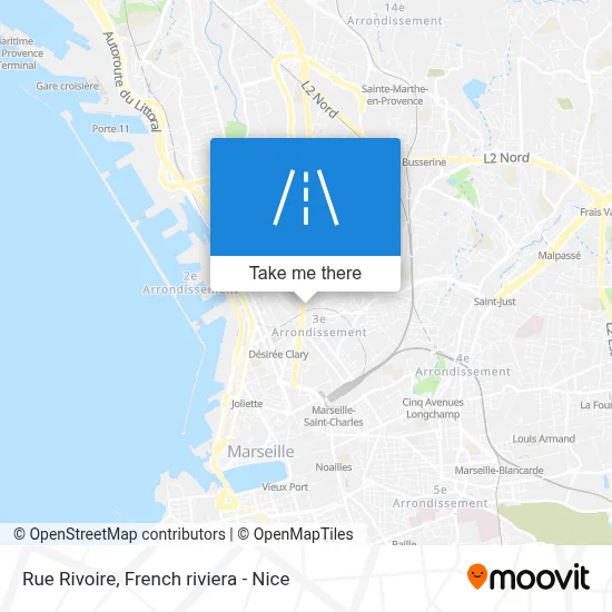 Rue Rivoire map