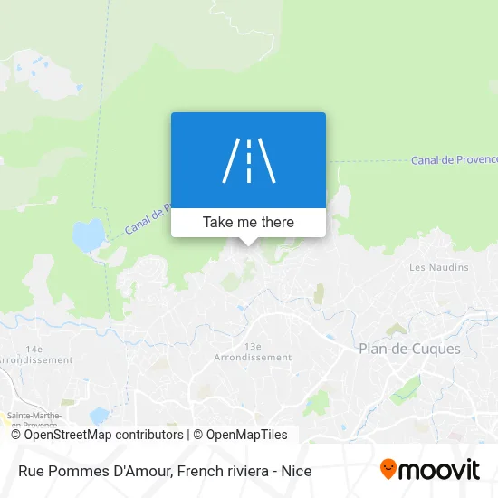 Rue Pommes D'Amour map
