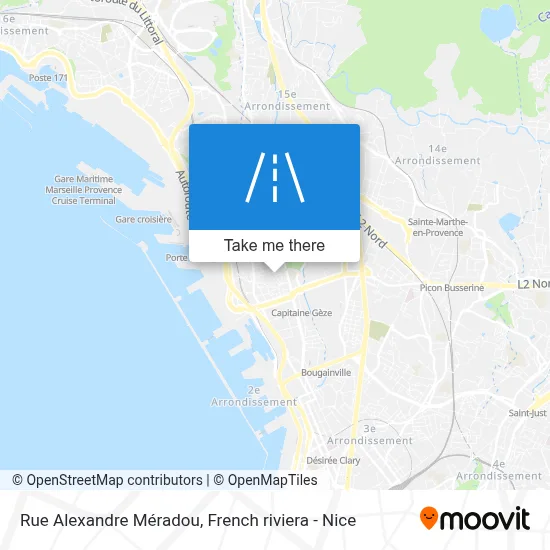 Rue Alexandre Méradou map