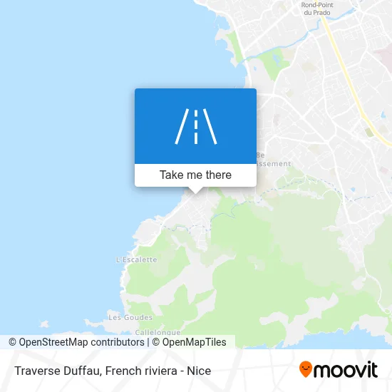 Traverse Duffau map