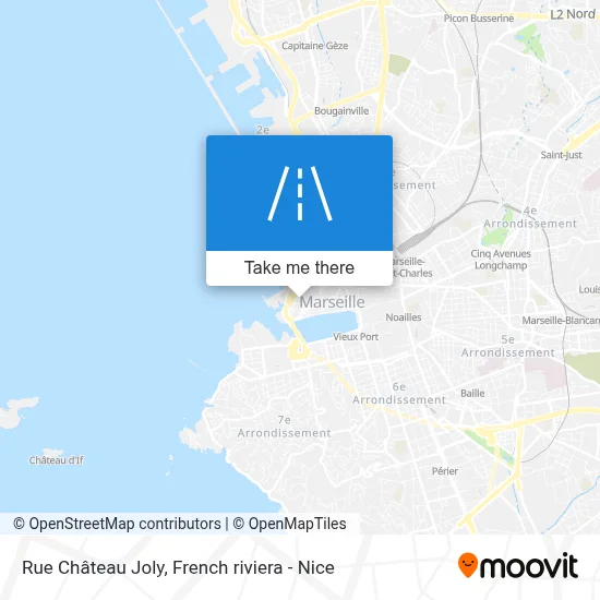 Rue Château Joly map