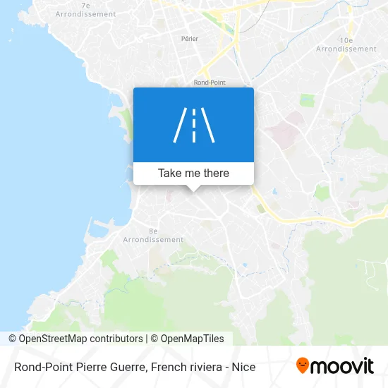 Rond-Point Pierre Guerre map