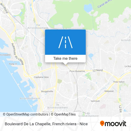 Boulevard De La Chapelle map
