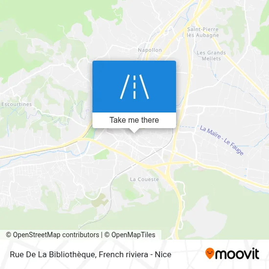 Rue De La Bibliothèque map
