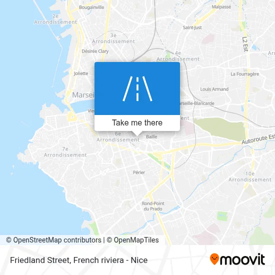 Rue De Friedland map