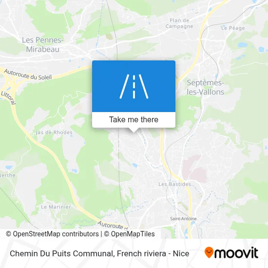 Chemin Du Puits Communal map