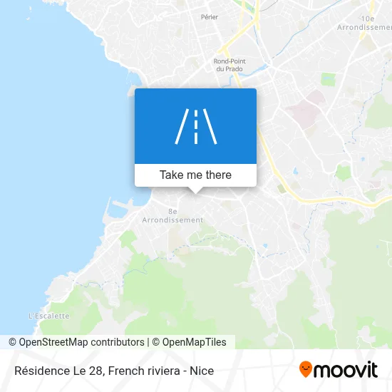 Résidence Le 28 map