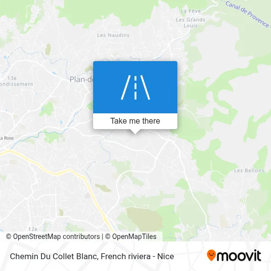 Chemin Du Collet Blanc map