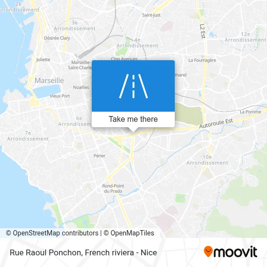 Rue Raoul Ponchon map