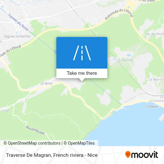 Traverse De Magran map
