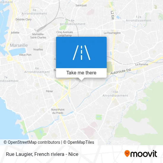 Mapa Rue Laugier