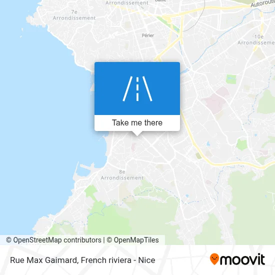 Rue Max Gaimard map