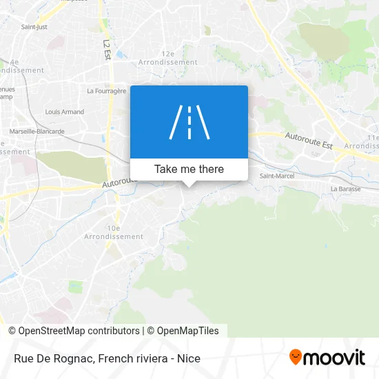 Rue De Rognac map