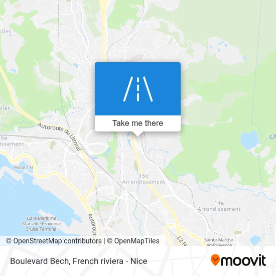 Boulevard Bech map