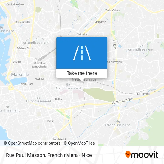 Rue Paul Masson map