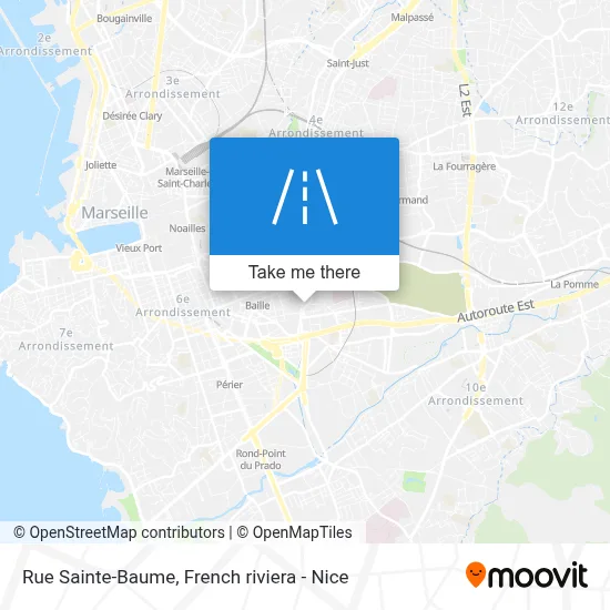 Rue Sainte-Baume map