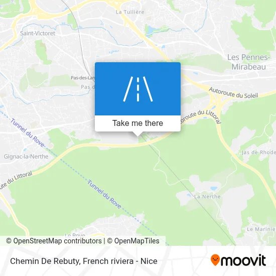 Chemin De Rebuty map