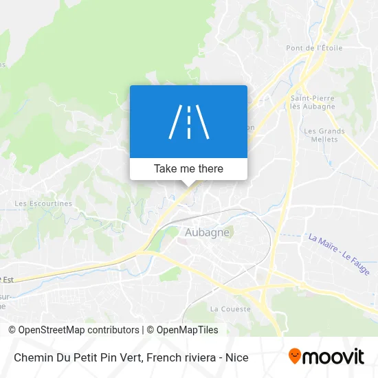 Chemin Du Petit Pin Vert map