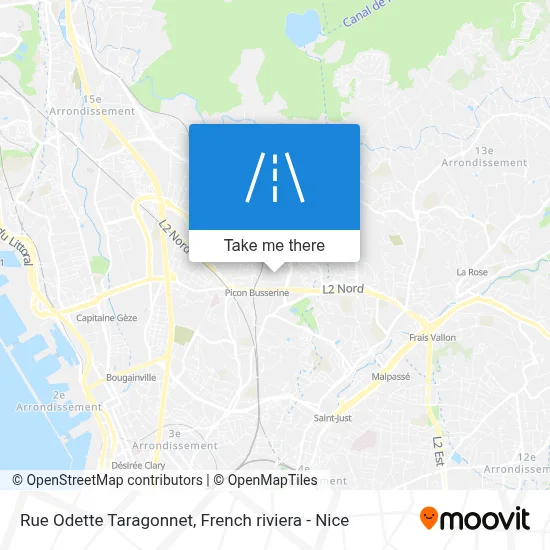 Rue Odette Taragonnet map