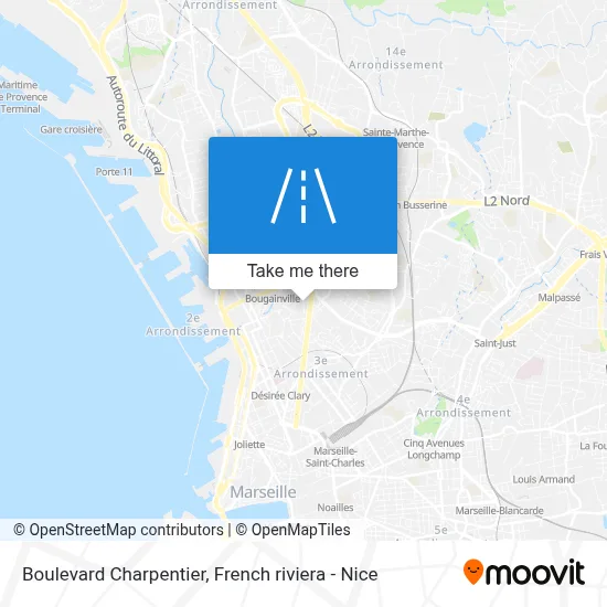Boulevard Charpentier map