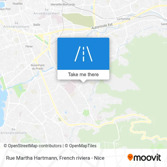 Rue Martha Hartmann map