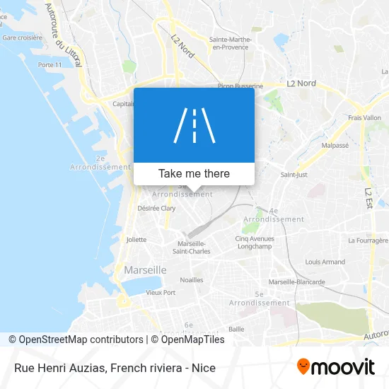 Rue Henri Auzias map