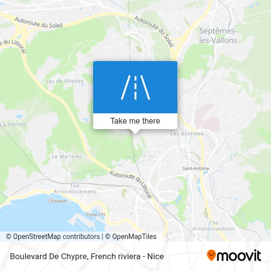 Boulevard De Chypre map