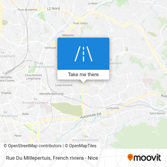 Rue Du Millepertuis map