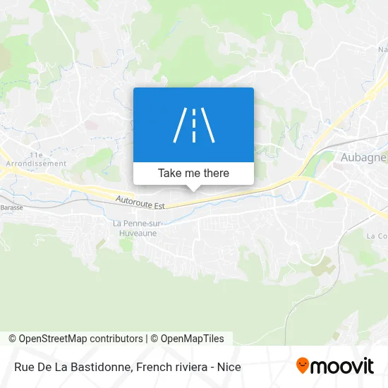 Rue De La Bastidonne map