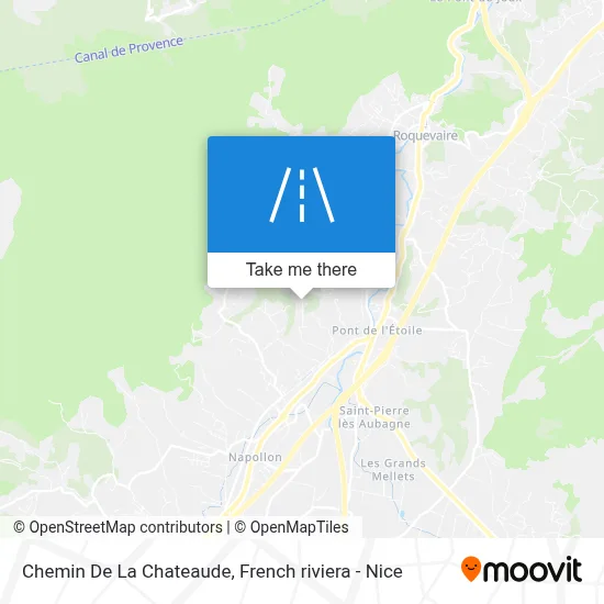 Chemin De La Chateaude map