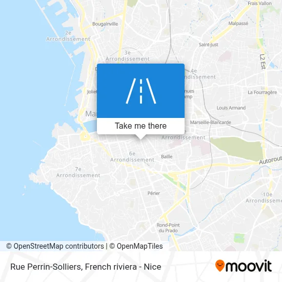 Rue Perrin-Solliers map
